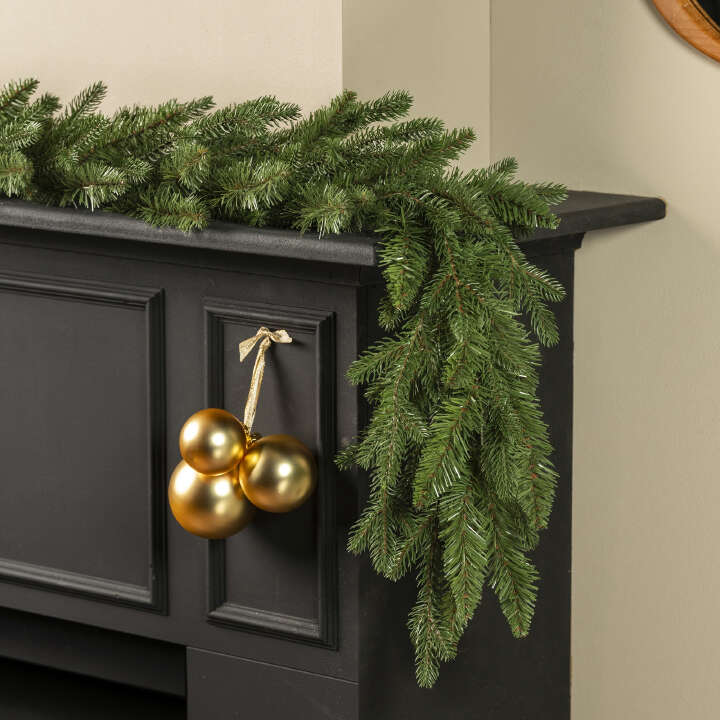 EVERLANDS Künstliche Tannengirlande Greenhill